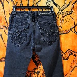 Rock Revival size 26 black skinny jeans